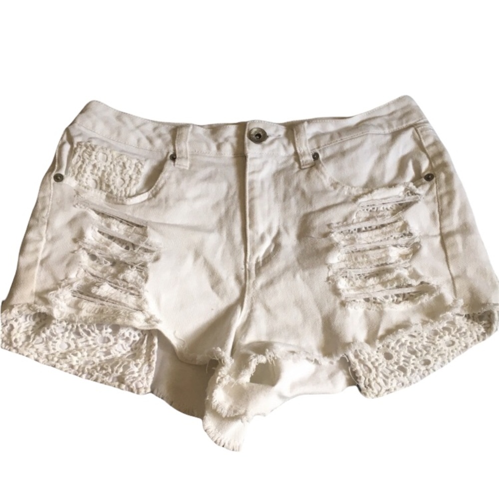 Dollhouse White Denim Jean Shorts Size 9